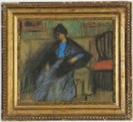 PABLO PICASSO. FEMME AU CHALE. (d)