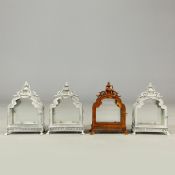 MORROCAN STYLE STORM LANTERNS, A SET OF 4.