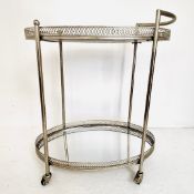 COCKTAIL DRINKS TROLLEY.