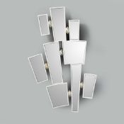 SEGMENTED WALL MIRROR.