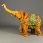 SCULPTURAL INDIAN ELEPHANT.