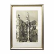 RICHARD BEER (1928-2017). CHRIST CHURCH NEWGATE STREET. (d)