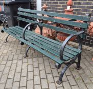 1939 WORLD'S FAIR STYLE BENCH.