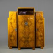 DUDOUIT ET FILS WARDROBE, LATER CONVERTED WITH SHELVES.