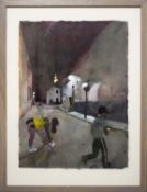 CHARLES WILLIAMS (BRITISH B. 1965). NIGHT TIME JOGGERS. (d)