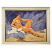 ANATOLIY DEMENKO (21ST CENTURY). RELAXING ON THE BEACH.