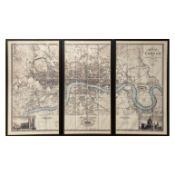AFTER C. & J. GREENWOOD. MAP ON LONDON (3).