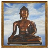 20TH CENTURY SCHOOL. SEATED BUDDHA.