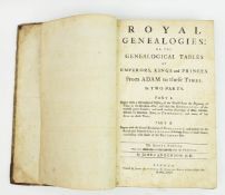 JAMES ANDERSON, ROYAL GENEALOGIES, 2ND EDITION, 1736.