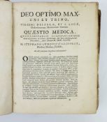 18TH CENTURY BOOK OF MEDICAL THESES.