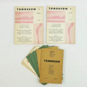 TOMORROW MAGAZINE, FULL RUN & FIRST APPEARANCE OF HAROLD PINTER'S 