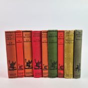 NINE 1ST EDITION P.G. WODEHOUSE BOOKS, INCL. CARRY ON, JEEVES (9).
