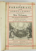 HENRY HAMMOND, A PARAPHRASE AND ANNOTATIONS UPON ALL THE BOOKS OF THE NEW TESTAMENT, 1671.