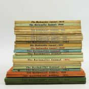 THE RATIONALIST ANNUAL, 22 VOLS., 1928–67, INCL. RUSSELL, SHAW, HALDANE, HUXLEY & MAUGHAM.