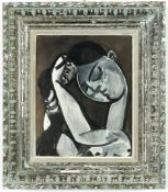 PABLO PICASSO. FEMME SE COIFFANT. (d)