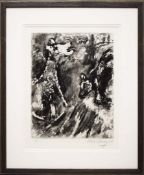 MARC CHAGALL. THE BITCH AND HER FRIEND.
