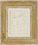 HENRI MATISSE. RARE PORTRAIT OF A WOMAN.