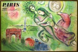 MARC CHAGALL. PARIS L’OPERA, ROMEO AND JULIET, 1964. (d)