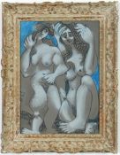 PABLO PICASSO. DEUX FEMMES. (d)