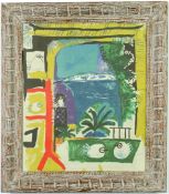 AFTER PABLO PICASSO. COTE D’AZUR ON SILK.