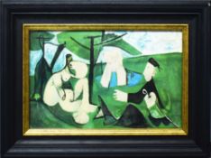 PABLO PICASSO. LES DEJEUNEUR. (d)