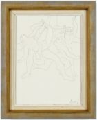 PABLO PICASSO. FOUR BALLET DANCERS. (d)