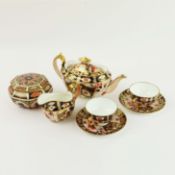 ROYAL CROWN DERBY TEA AND COFFEE SET'S. (QTY).