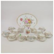 A MEISSEN TEA SERVICE.