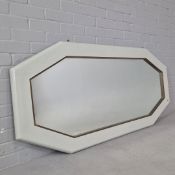1970s FRENCH ALAIN DELON WALL MIRROR FOR MAISON JANSEN.