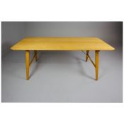 CARL HANSEN & SON HUNTING TABLE.