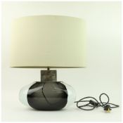 PORTA ROMANA COLOGNE TABLE LAMP WITH SHADE.