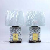 LAUREN RALPH LAUREN HOME TABLE LAMPS, A PAIR.