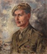 Maud Katherine Alicia Cecil (1904-1981) Portrait of Lt. Col. Richard Greville Acton Steel (the