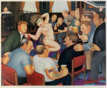 Beryl Cook (1926-2008) Lunchtime Refreshment signed and numbered in pencil (in the margin)
