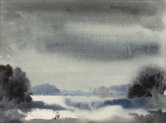 Florence Quinlan (20th century) Early Morning, Cherwell, signed, watercolour, 19 x 25cm, two further