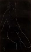 Eric Gill (1882-1940) Two female nudes both signed in the plate wood engravings 25 x 16cm; and 16