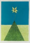 Renzo Margonari (b.1937) Flower signed and numbered in pencil lithograph 69 x 50cm.