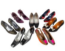 Seven pairs of CHARLES JOURDAN, Paris shoes, UK size 8.5 (7)