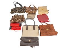 A selection of bags, designers to include Moschino, Escada, and Charles Jourdan (10) Variable