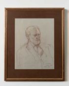 John Stanton Ward (1917-2007) Portrait of a Man pencil 35 x 27cm.