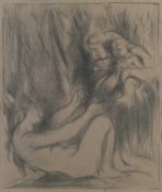 Charles Shannon (1914-1996) The Morning Visit, 1906 lithograph 26 x 22cm.
