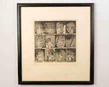 Joseph Davie (b.1965) Romance and Stuff, 1988 signed and numbered in pencil etching 41 x 41cm.