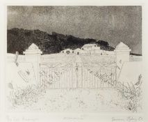 Manner of David Hockney (b.1937) Los Ramajes, 1980 indistinctly signed, titled, and dated (in the