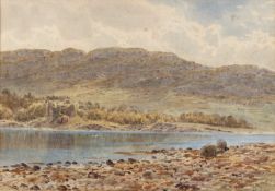 Herbert Moxon Cook (1844-1928/9) Loch Ness, signed and dated 1879, watercolour, 23 x 33cm; and R. G.
