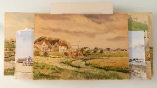 Tony Herbert (1927-2024) 'Aldeburgh '98 May, Late Afternoon', signed and inscribed with title,