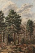 M* Roques (20th century) 'Fôret By' 1937, signed, oil on canvas, 80 x 53.5cm