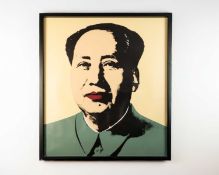 After Andy Warhol (1928-1987) Mao screenprint 86 x 74cm.