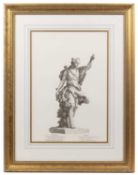 After Jan Edelinck L'Air, monochrome print, and three others similar, 50 x 34cm. (4)