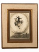 Marc Chagall (1887 – 1985) Illustration to “Siberia” A poem by Abraham Sutzkever Print Published
