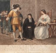 Francesco Bartolozzi after Giovanni Battista Cipriani Oliver Cromwell discovering Jeremiah White,